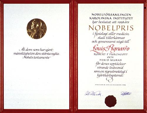 Ignarro_Diploma